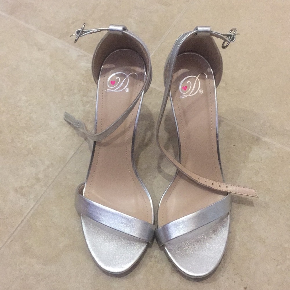 Silver shoes